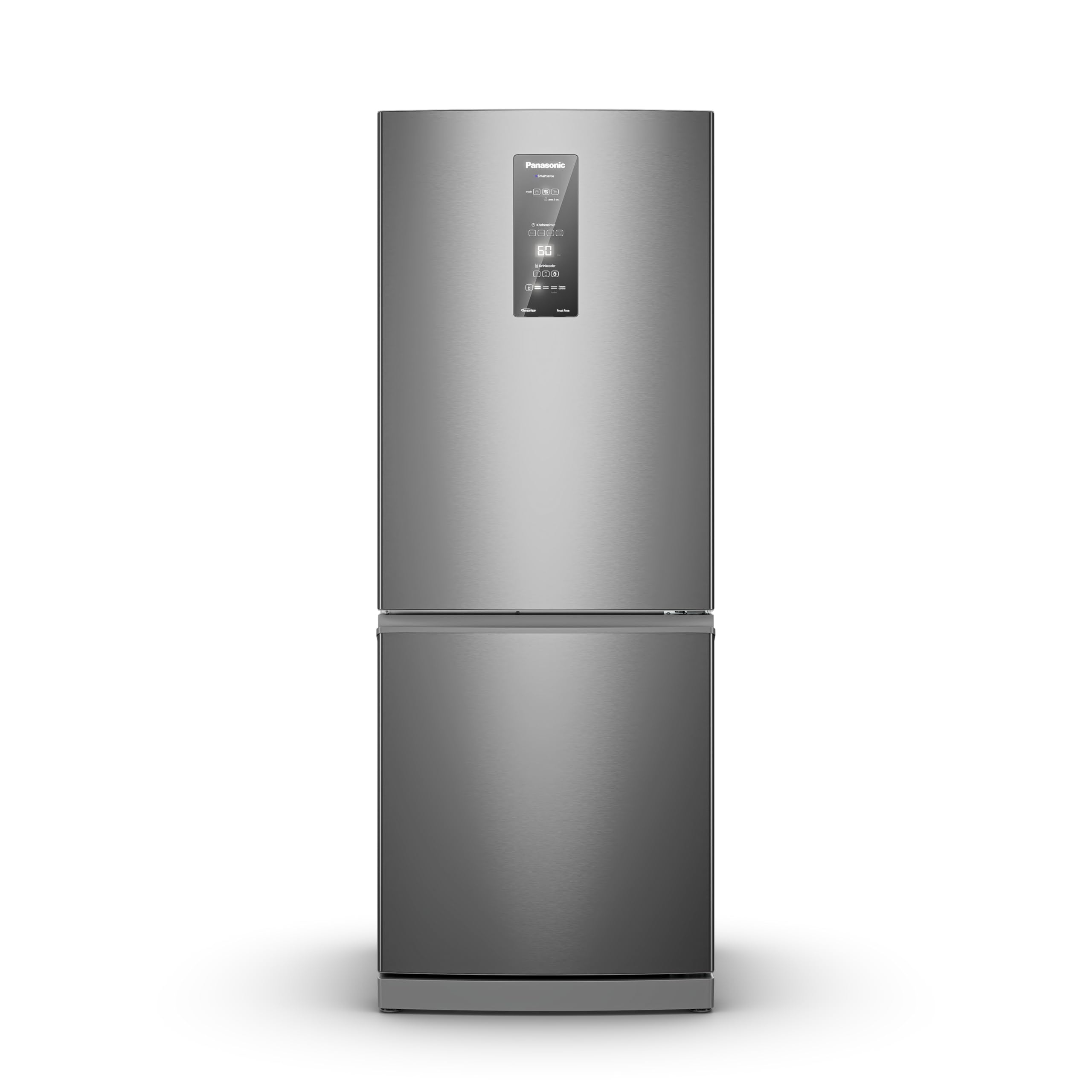 タッキーパナソニック Geladeira Intuitive+ Panasonic BB64 Frost Free Inverter 475L Aço